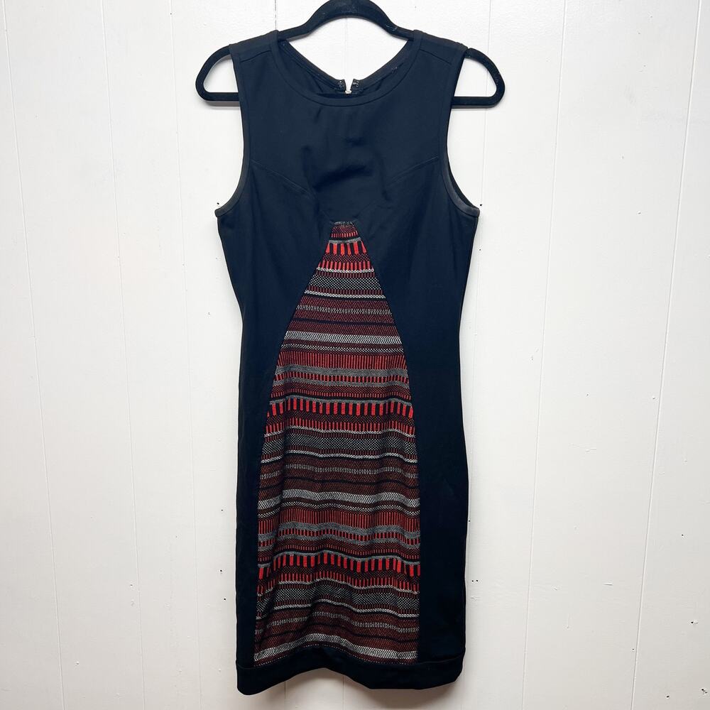 Yoana Baraschi Anthropologie Colorbock Sleeveless Women's Midi Dress Size Small